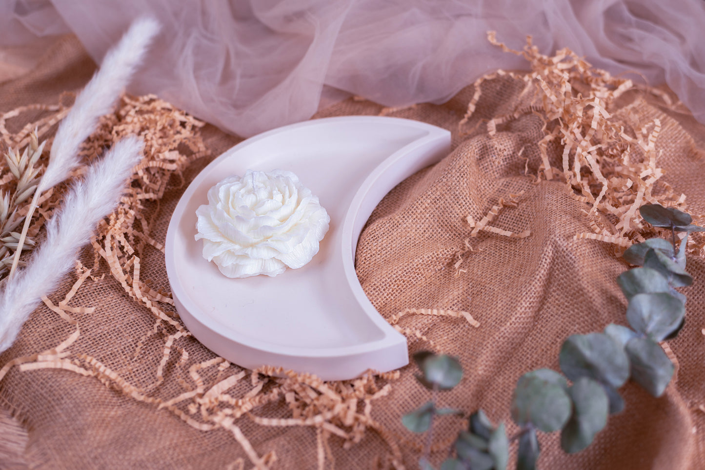 Stylish Crescent Trinket Tray