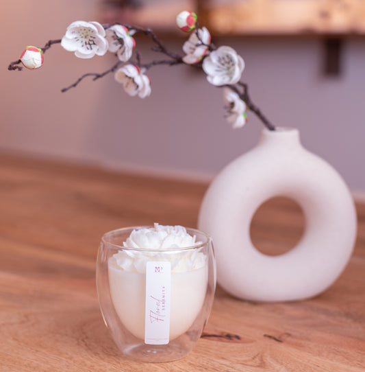 Peony Blossom Candle