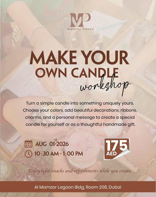 Decorate  & Personalize Your Own Candle Workshop